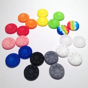 2x Thumb Stick Grips PS4 PS3 PS2 Xbox One 360 Wii U Controller Cover Cap - USA - Picture 1 of 13