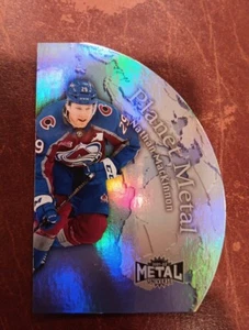 2021-22 NHL Skybox Metal Universe NATHAN MACKINNON Planet Metal #PM-5 Die-cut - Picture 1 of 1