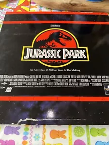 Jurassic Park (Laserdisc Letterbox 1993) 2 Disc Set Exc Cnd - Imagen 1 de 6