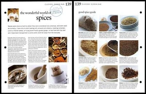 Spices #139 & 140 Clever Cooking Ready Steady Cook Recipes On 2 Pages - Picture 1 of 2