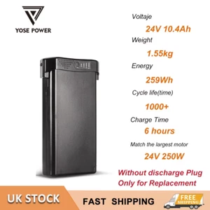 24V10.4Ah Rear E-bike Electric Bicycle Lithium-ion Battery for e+ City Folder - Picture 1 of 13