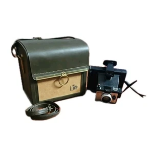 Vintage Polaroid ColorPack II Land Camera mit Tragetasche grün/braun ungetestet - Bild 1 von 15