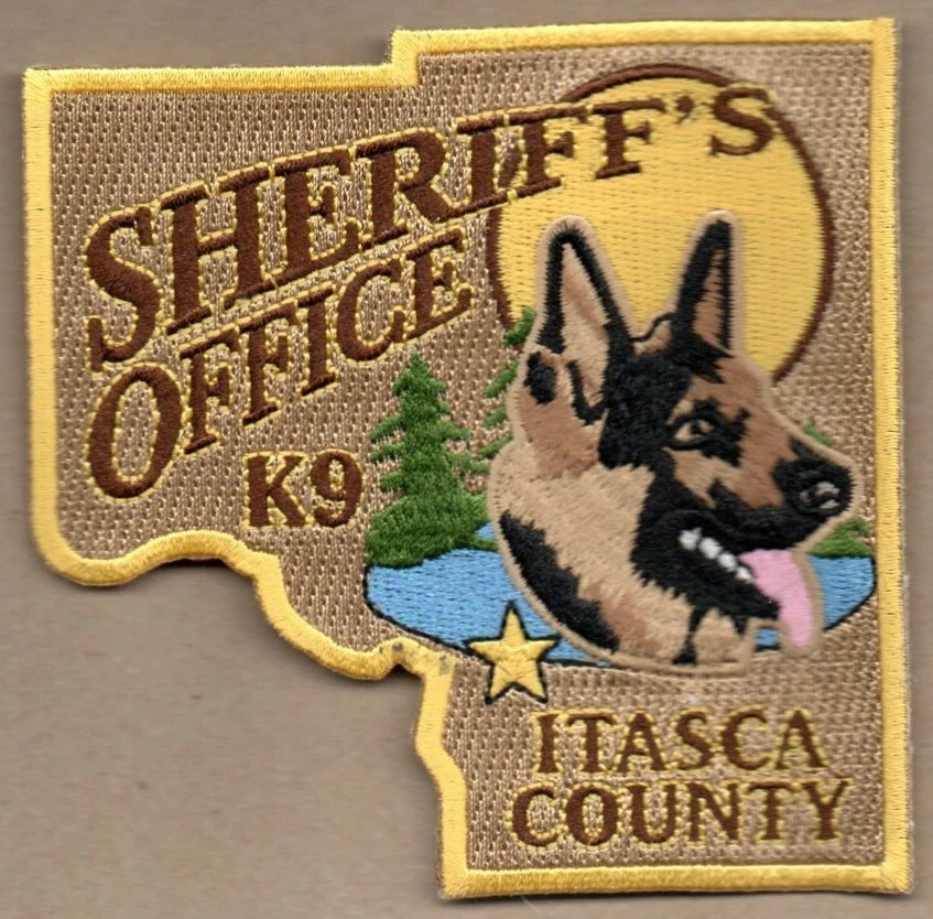 Adesivo policial xerife do condado de Itasca (MN) K-9 - Imagem 1 de 1