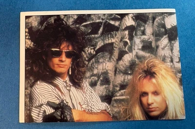 1990 Panini Fan Club Collection Pop Star Stickers Motley Crue #110 - Image 1 of 2
