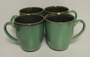 Sango NOVA GREEN Coffee Mugs   SOLD IN SETS OF FOUR More Items Here - Picture 1 of 4