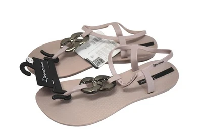 Ipanema Zapatos Mujer Talla 8 Beige Class Connect Sandalias Vegano Brasil Chanclas Foto 1 de 4