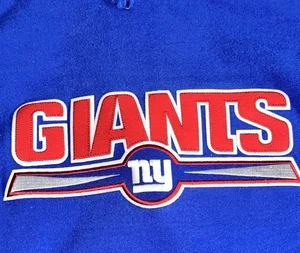 NY Giants Football Manning #10 Hoodie im Ruhestand blau mit Tasche ~ Herren Gr. Tall 3XLT - Bild 1 von 13