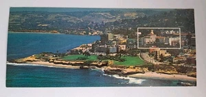 Long Postcard Hotel La Valencia In Lovely La Jolla Coastline 1976 - Picture 1 of 4