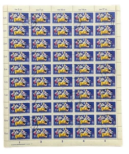 SA39g Germany DDR 1961 Pioneer Event in Erfurt Stempel Falsch used full sheet - Picture 1 of 2