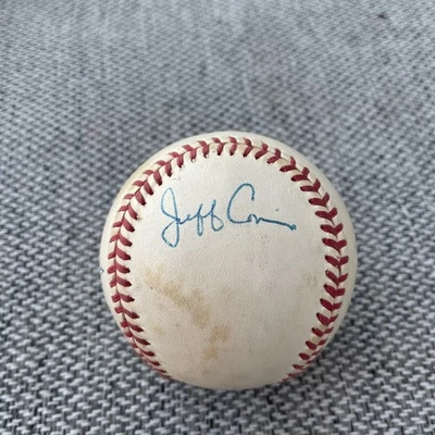 Jeff Conine Marlins autographed official national league baseball multi signed - Image 1 of 4