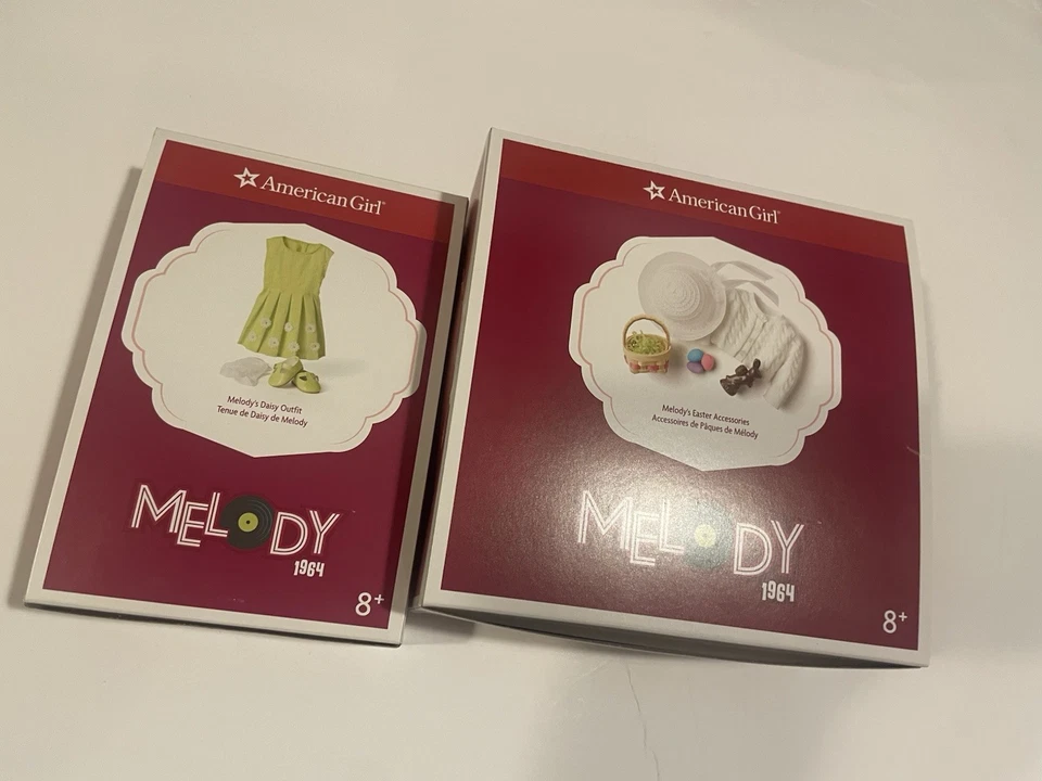 American Girl кукла Melody's Daisy платье наряд 2020 и пасхальные аксессуары новый в коробке - Изображение 1 из 1