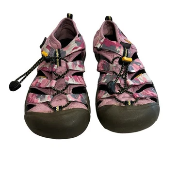 Sandalias de agua lavables Keen Youth talla 5 Newport H2 rosa gris camuflaje camuflaje  Foto 1 de 4