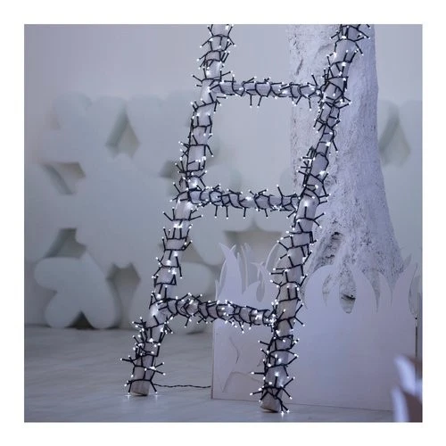 Filo Luci lotti Catena 1000 Mini LED colore Bianco per Utilizzo esterno 415736