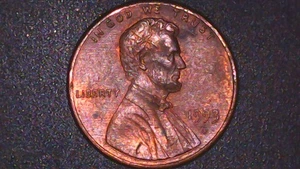 1993 D Lincoln Cent Error Struck Through Grease/Close AM 2.5 G FREE SHIPPING - Picture 1 of 22
