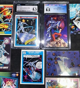 Silver Surfer Marvel cards Variety Trading cards collection CGC Graded Slabs - Picture 1 of 24