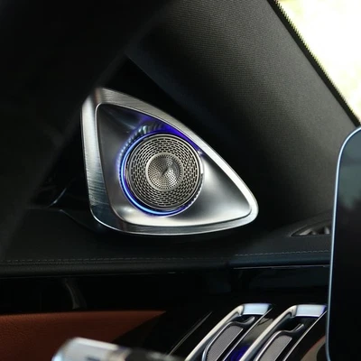 Altavoz LED luz ambiental para Benz S E C Clase S500 C300 W223 205 213 4D Tweeter Foto 1 de 4