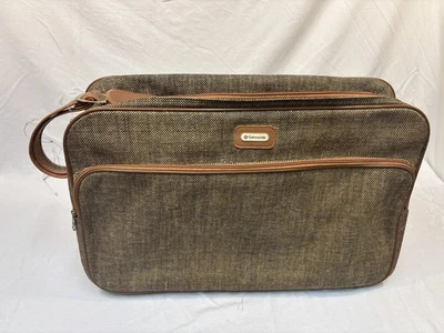 Maleta de equipaje Samsonite - Bolsa de lona de yute tweed para llevar de fin de semana - De colección Foto 1 de 4