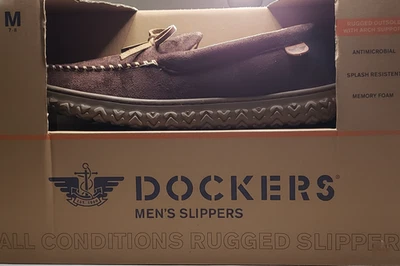 Zapatillas DOCKERS para Hombres M 7-8 Cuero Marrón Resistente Sin usar, en caja, Suela Dura Premium en caja Foto 1 de 4