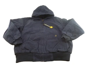 NEW Men's Dri Duck Cheyenne Boulder Cloth Quilted Lined Jacket-L, Navy (5020) - Picture 1 of 14