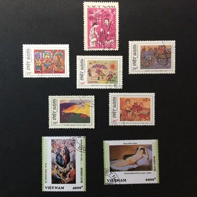 BroadviewStamps Vietnam (North)  #1739, 1872-76, 2374, 2376 used or CTO F-VF. - Image 1 of 2