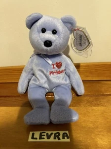 I LOVE PITTSBURGH Ty Beanie Baby Babys Bär KOSTENLOSER VERSAND neu - Bild 1 von 3
