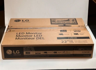 LG 22M38D-B  22'' Full HD LED Monitor (21.5'' Diagonal) 1080 HD. Open Box - Image 1 of 3