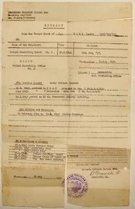 Jewish Soldier British Army Military Polish Document War Palestine Italy KATZ - Picture 1 of 3