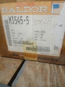 ABB BALDOR MOTOR M3545-5 / M3545 3PH - Picture 1 of 3