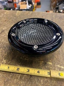 BLACK KURYAKYN VELOCIRAPTOR AIR CLEANER HARLEY SPORTSTER DYNA FLH SOFTAIL CUSTOM - Picture 1 of 9