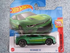 H2219 2018 chevy CAMARO SS green Hot wheels 2022 219/250 CaseM - Picture 1 of 2