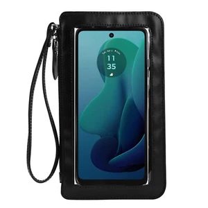 Women Small Phone Leather Crossbody Bag Purse Handbag For Motorola Moto G 2025 - Picture 1 of 9