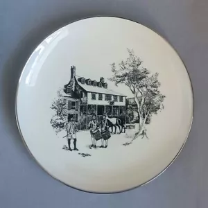 Lenox Special Tun Tavern Philadelphia Platter, Barbara Hewitt McBride, 12-3/4" - Picture 1 of 2