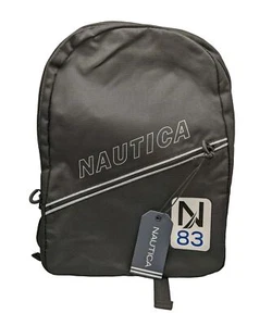 Zaino Nautica NK0012/08 Polyster Nero/Blu Cinghia N83 Scuola/Sport Nuovo - Foto 1 di 5