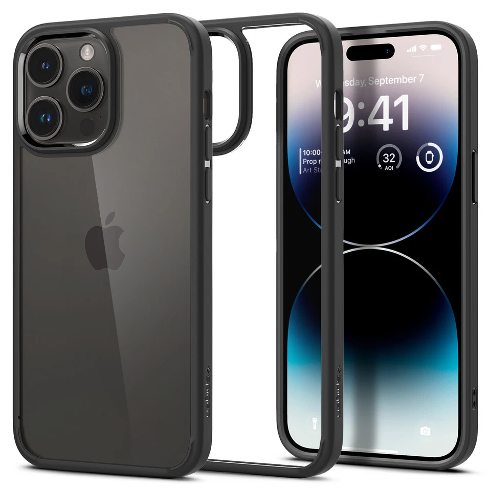 iPhone 14 Pro Max Case / 14 Pro / 14 /14 Plus | Spigen [Ultra Hybrid] Shockproof - Image 1 of 1