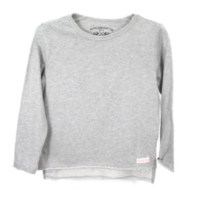 NWOT BUFFALO DAVID BITTON Sweatshirt Girls Medium 10/12 Gray Long Sleeve Logo - Picture 1 of 11