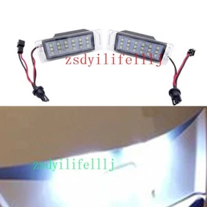 2x For Cadillac XTS 2013-2019 Rear Tailgate License Plate Light White LED Cover - Imagen 1 de 2