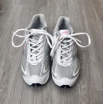 Zapato/zapatilla deportiva para correr en voladizo Avia para mujer A5020 blanco/gris/rosa 6,5 Foto 1 de 4