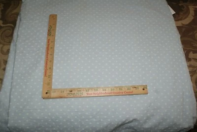 Edredón de costura de algodón azul suave con tela de diamante blanco 1 yarda x 58 Marcus Brother Foto 1 de 2