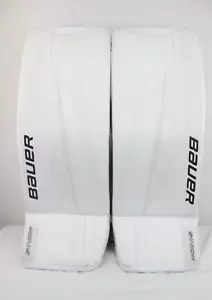 Bauer Supreme Shadow Senior Goalie Leg Pads Size X-Small 32+ White (0321-9309) - Picture 1 of 5
