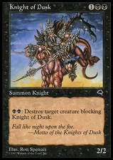 Magic the Gathering MTG Knight of Dusk (140) Tempest   LP