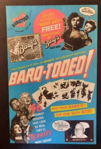1992 BARQ'S ROOT BEER "Barq-Tooed!" Temporäre Körperkunst - Printanzeige/Anzeigenseite - Bild 1 von 1