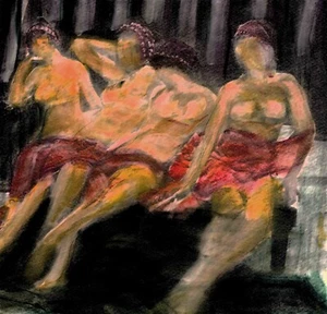 El Harén - Firmado, Numerado, Edición Limitada Impresión - Por F. DeTrolio - Imagen 1 de 8