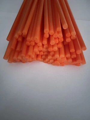 WELDIPLAST HDPE Polyethylene Plastic Welding Rods-20pk (12in x 5mm 3/16" ORANGE) Repair