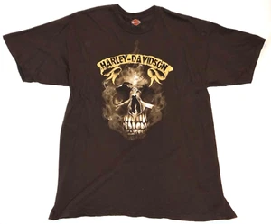Harley Davidson Men's HELLBENDER Atlanta Georgia T-Shirt Brown XL XLarge - Picture 1 of 6