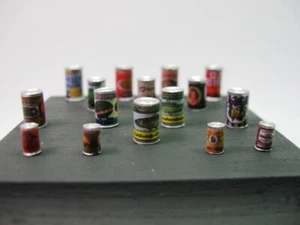 Reality In Scale 1/35 Small Food Cans with Labels - 16 resin parts & Decals - Picture 1 of 1