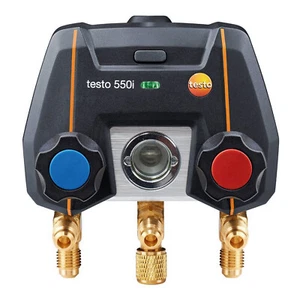 Testo 550i App Controlled 2 Valves Manifold Gague with Bluetooth-compatible - Picture 1 of 11