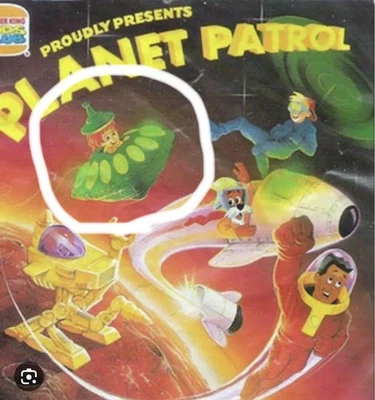 Burger King Kids Meal Club Planet Patrol grüne Figur - Bild 1 von 4