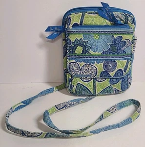 Vera Bradley Doodle Daisy Umhängetasche mehrere Taschen Handtasche verstellbarer Riemen - Bild 1 von 6