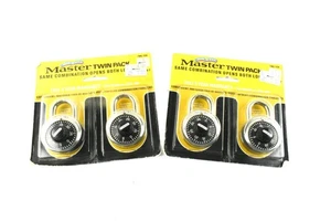 Lote de 2 cerraduras Master Twin Pack 1500T vintage - Imagen 1 de 3