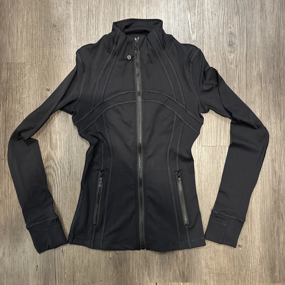 Chaqueta Lululemon Define Luon Cremallera Completa Negra Talla 2 Foto 1 de 3